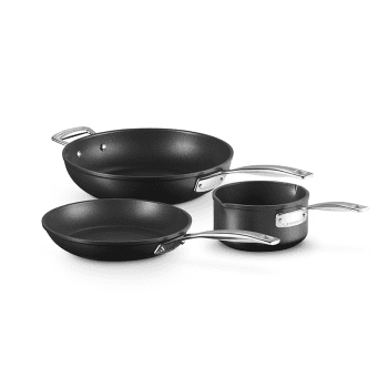 Image showing the Toughened Non-Stick 3 piece cookware set product.