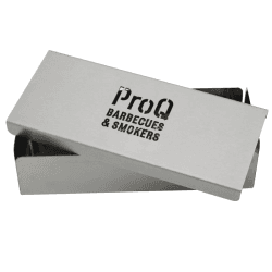 Image showing the Wood chip smoker box, Silver product.