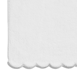 Image showing the Scallop Towel, Hand Towel, Silver product.