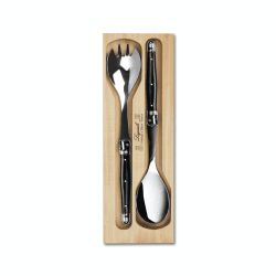 Image showing the Salad Servers, Black Handle, Set of 2 product.