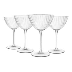 Image showing the Optica Set of 4 Martini Glasses, 220ml, Clear product.