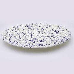 Image showing the Splatter Serving Platter, 44cm, Blueberry product.
